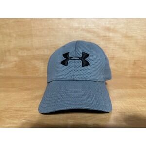 Under Armour Hat Cap‎ Mens LG/XL Gray Fitted Performance Athletic